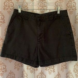 Calvin Klein high waist black jean shorts 10